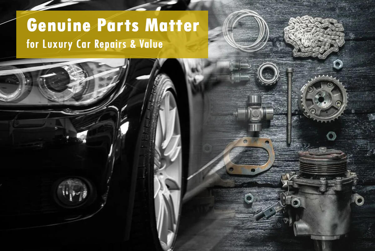 The Role of Genuine Parts in Luxury Car Repairs