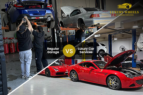 Luxury Auto Service vs. Regular Garage
