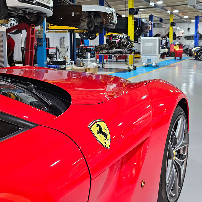 About Our Ferrari Car Service in Dubai