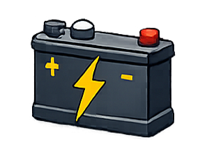 Lamborghini Battery Service Icon