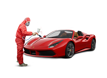 Ferrari spider Car Paint Service 